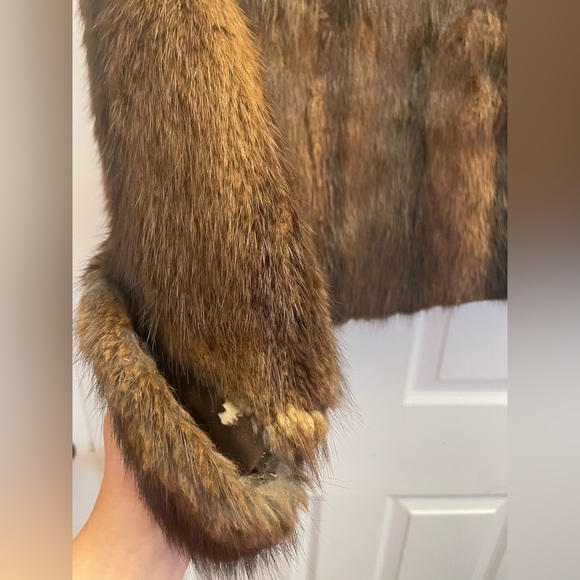 1950s Vintage Mink Fur Caplet - Picture 9 of 13